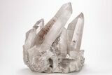 Smoky Lemurian Quartz Crystal Cluster - Large Crystals #212486-1